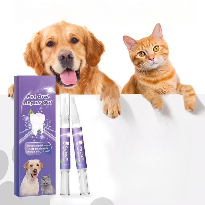Gel réparateur buccal pour animaux de compagnie