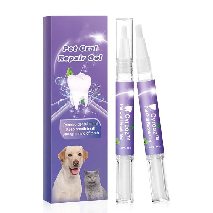 Gel réparateur buccal pour animaux de compagnie