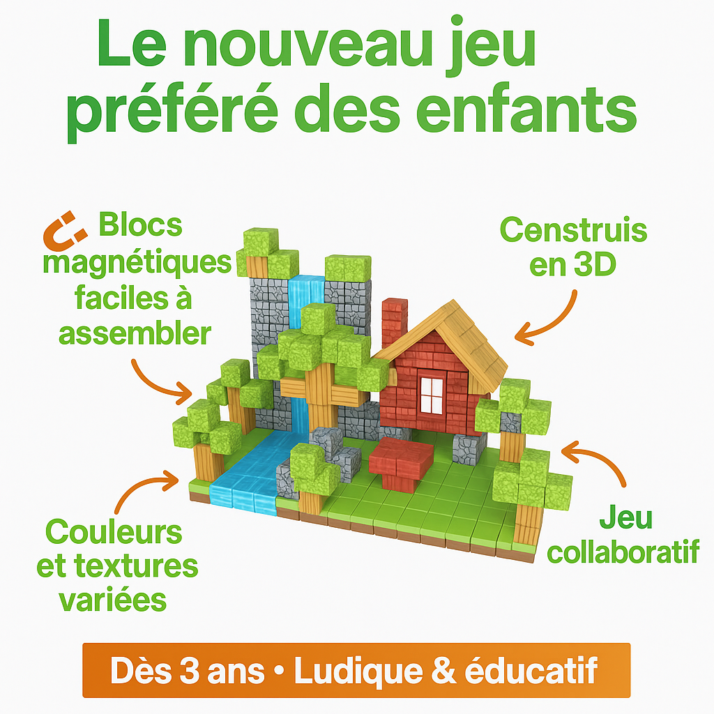 Apprendre les blocs de construction magnétiques