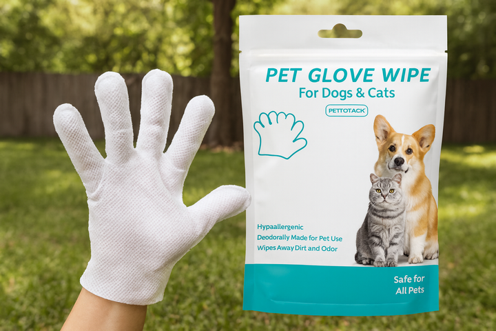 Gant de nettoyage pour animaux de compagnie