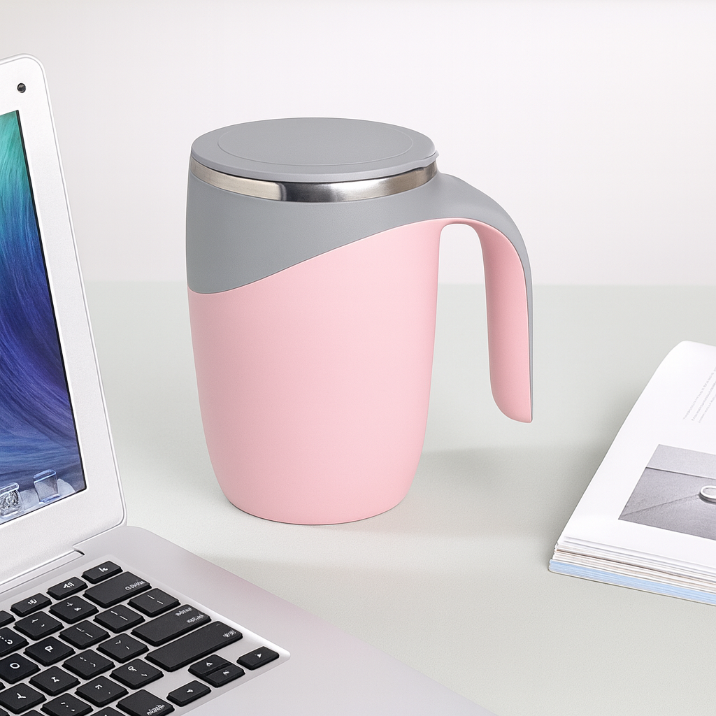 Tasse à boisson à mélange automatique - Acier inoxydable