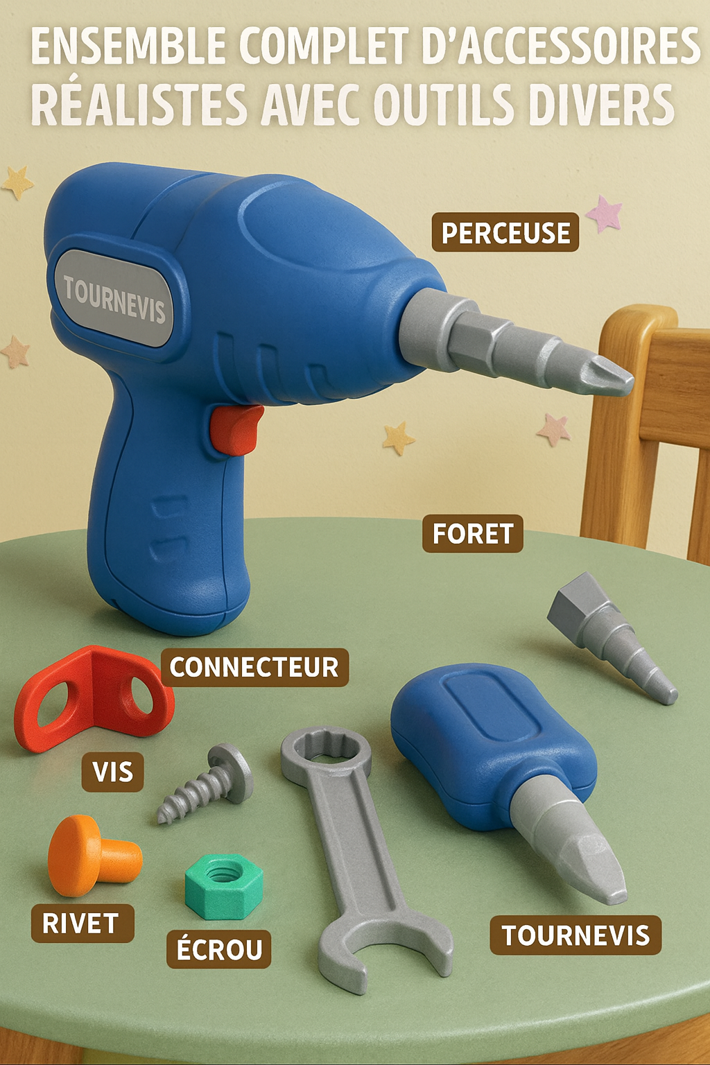 Petit ingénieur - Coffret d'outils à monter soi-même