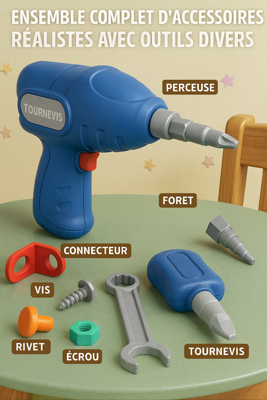 Petit ingénieur - Coffret d'outils à monter soi-même