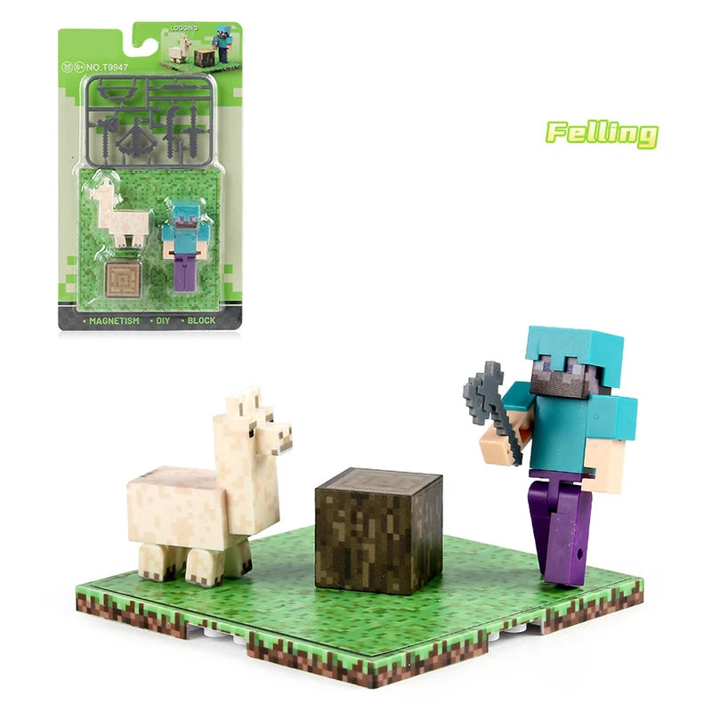 Ensembles personnages de blocs de construction magnétiques pour enfants