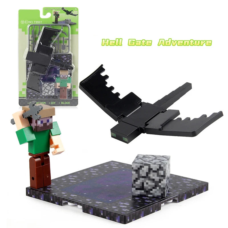 Ensembles personnages de blocs de construction magnétiques pour enfants