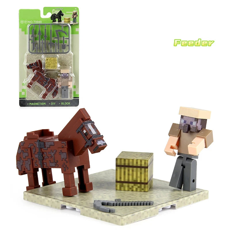 Ensembles personnages de blocs de construction magnétiques pour enfants