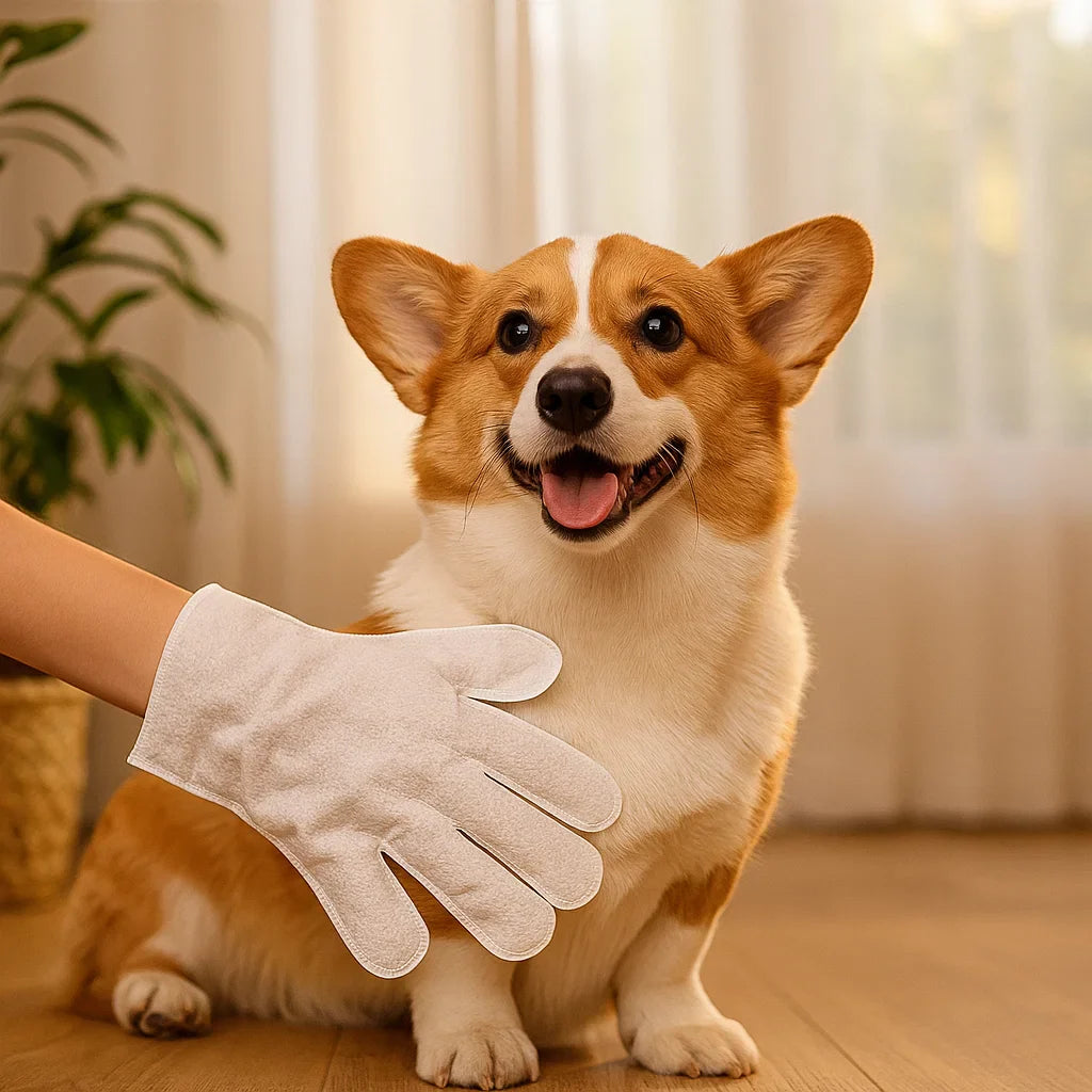Gant de nettoyage pour animaux de compagnie